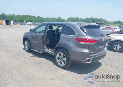 2019 Toyota Highlander Limited z USA, uszkodzony, nr VIN 5TDDZRFHXKS997288